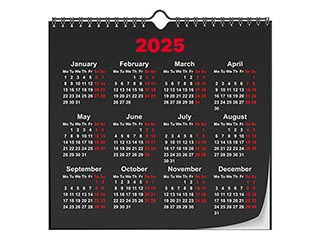 Sienas kalendāri 2025