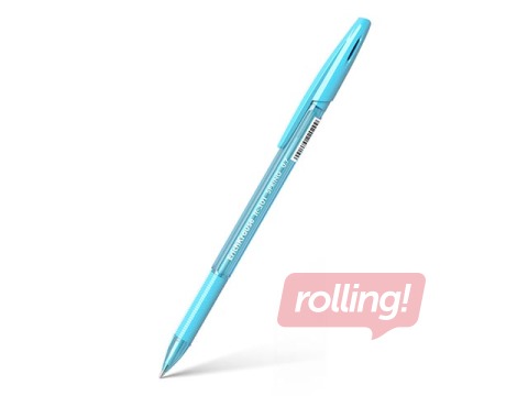 Lodīšu pildspalva ErichKrause R-301 Spring Stick&Grip, 0.7mm, zila