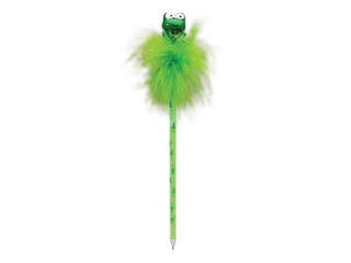 Lodīšu pildspalva Animals, zaļš korpuss, 0.7mm, zila