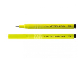 Flomāsterpildspalva Pilot Lettering Pen, 0.3-1.0mm, melna