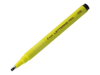 Flomāsterpildspalva Pilot Lettering Pen, 0.5-3.0mm, melna