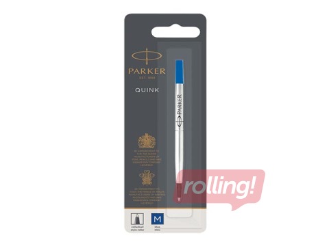 Serdenis tintes rollerim Parker, lodītes diametrs 0,7mm (M), zila tinte