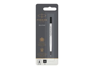 Serdenis tintes rollerim Parker, lodītes diametrs 0.7mm (M), melna tinte