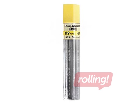 Grafīti mehāniskajam zīmulim PENTEL HI-POLYMER, HB, 0.9mm