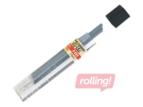 Grafīti mehāniskajam zīmulim Pentel HI-POLYMER, 2B, 0.5mm