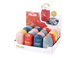Zīmuļu asinātājs ar dzēšgumiju Milan, Capsule Lava