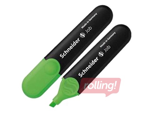 Teksta marķieris Schneider Job, zaļš, 1-4.5mm