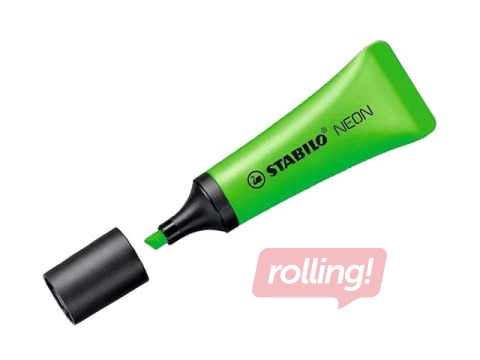 Teksta marķieris Stabilo NEON, zaļš, 2-5mm