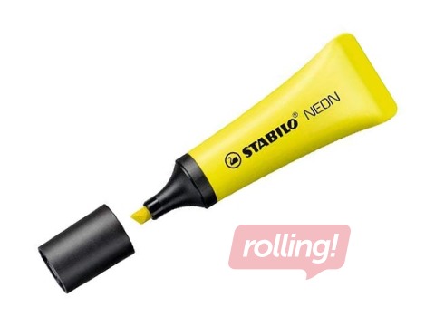 Teksta marķieris Stabilo NEON, dzeltens, 2 -5mm