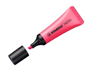 Teksta marķieris Stabilo NEON, rozā, 2-5mm