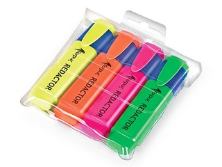 Teksta marķieru komplekts Forpus, 2-5mm, 4 krāsas