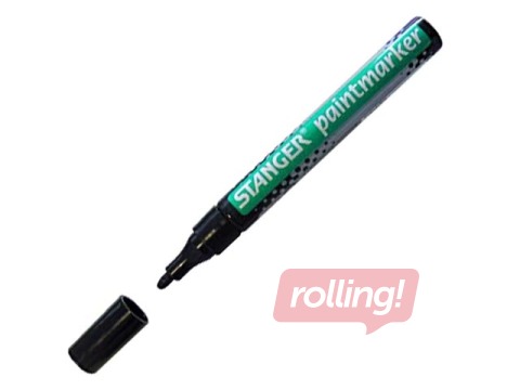 Noturīgais marķieris Stanger PAINT, melns, 2-4mm