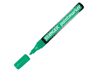 Noturīgais marķieris Stanger PAINT, zaļš, 2-4mm