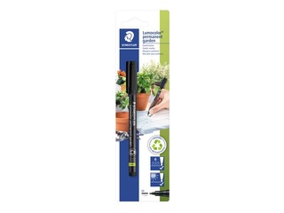 Noturīgais marķieris Staedtler Lumocolor 319GM dārzkopjiem, 1.0 mm, melns