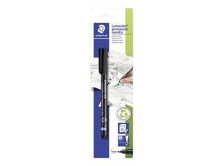 Noturīgais marķieris Staedtler Lumocolor 319 LM tekstilam, melns, 0.6mm