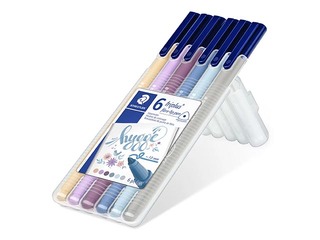 Flomāsteri Staedtler 323, 6 Hygge toņa krāsas 