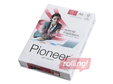 Papīrs Pioneer, A3, 80g/m², 500 loksnes