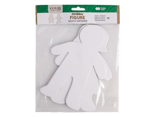 Kartona formu komplekts Happy Color Figure Boy&Girl, 25cm, 10 gab.