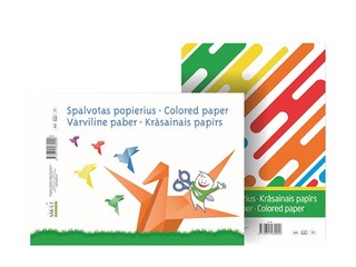 Aplikāciju papīrs SM·LT, A4, vienpusējs, dažādās krāsās, 8 lapas