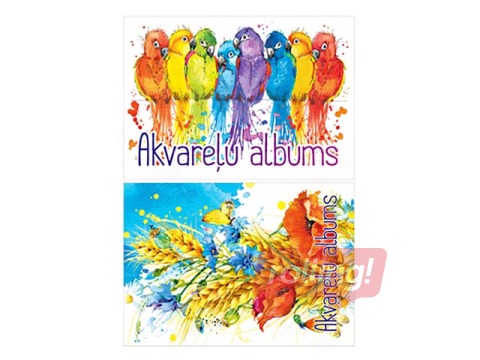 Akvareļu albums, A3, 210g/m², 15 loksnes
