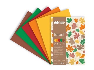 Dizaina papīrs Autumn, A4, 170g/m², 20 loksnes, 5 krāsas