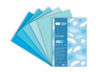 Dizaina papīrs Blue, A4, zili toņi, 170g/m², 20 loksnes