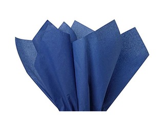 Zīdpapīrs dekoratīvais Bleu marine 183, 18g/m², 50x75cm, 24 loksnes