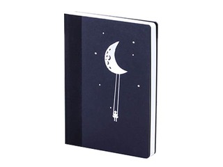 Piezīmju grāmata Natural, A5, Moon