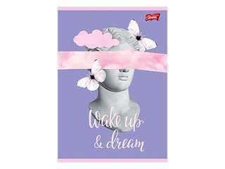 Klade Unipap, Wake up & dream, rūtiņu, A5, 60 lapas
