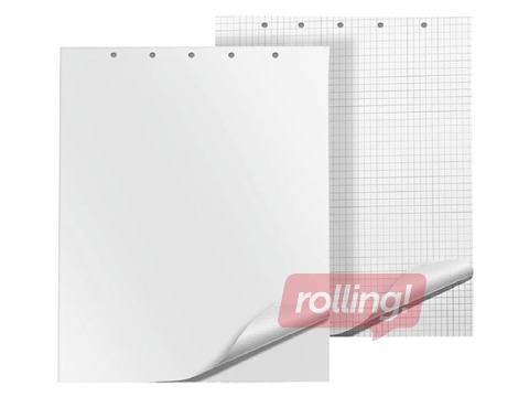 Papīra bloks Flipchart Q-CONNECT, balts, 65x100cm, 50 lapas