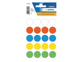 Uzlīmes - aplīši Herma, 19mm, dažādas krāsas, 100 gab.