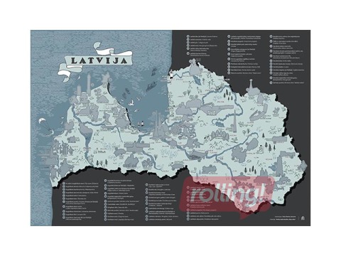 Kasāmkarte, Latvija 