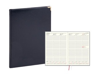 Dienasgrāmata Advocate, A4, balacron, melna