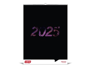 Rolling sienas kalendārs 2025