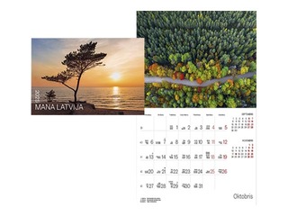 Sienas kalendārs Mana Latvija