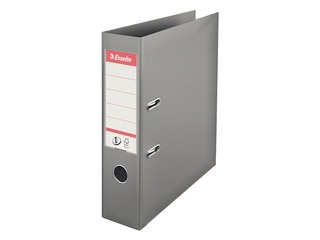 Mape reģistrs Esselte No.1 Power, A4, pelēka, 75mm