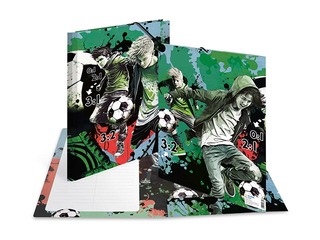 Mape ar gumiju Herma, A4, Street Soccer, kartona
