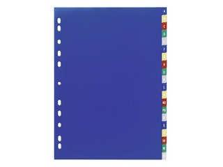 Dokumentu sadalītājs Durable, A4, A-Z, krāsains