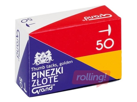 Piespraudes Grand, zeltītas, 50 gab.