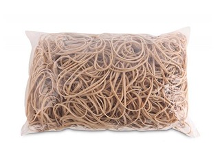 Naudas gumijas, bēšas, 40mm, 1kg