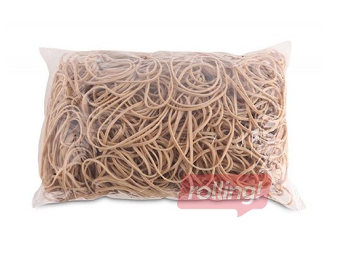 Naudas gumijas, bēšas, 100mm, 1kg