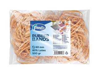 Naudas gumijas Forofis, 60mm, 500g