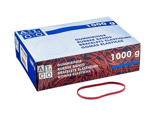 Naudas gumijas Alco, 80x4mm, 1kg