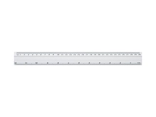 Lineāls, metāla, 30cm