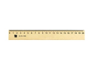Lineāls Alco, koka, 20cm