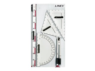 Lineālu komplekts magnētiskajai tāfelei Linex