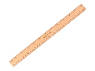 Lineāls Centrum, koka, 30cm