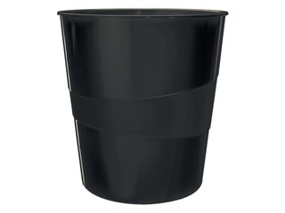 Papīrgrozs Leitz Recycle, plastikāta, melns, 15l