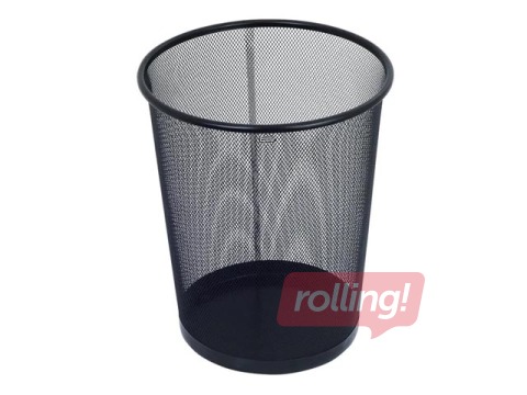 Papīrgrozs Grand, metāla, melns, 19l
