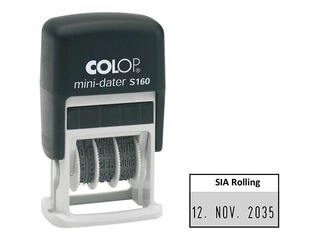Zīmogs pēc pasūtījuma, Printer Mini-Dater S160